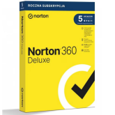Norton 360 Deluxe, 5 Devices/1Year, Base Retail