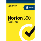 Norton 360 Deluxe 5D, 5 Devices/1Year, Base Electronic
