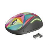 Mouse Optic Trust Yvi FX, USB Wireless, Multicolor