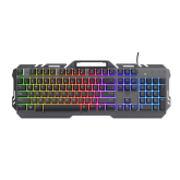 Tastatura Trust GXT 853 ESCA, Rainbow LED, USB, Black