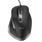 Mouse Optic Trust Fyda, USB, Black