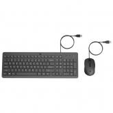 Kit HP 150 - Tastatura, USB, Black + Mouse Optic, USB, Black