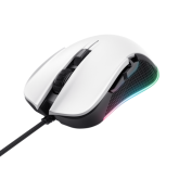Mouse Optic Trust GXT 922W Ybar, RGB LED, USB, White-Black