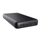 Baterie portabila Trust Primo Eco, 20000mAh, 2x USB, 1x USB-C, Black