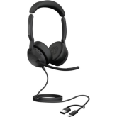Casti cu microfon Jabra Evolve2 50 Stereo Microsoft Teams, USB-C/A, Black