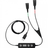 Cablu Jabra 265-09, USB-A - 2 x QD, Black