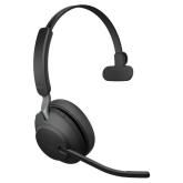 Casca cu microfon Jabra Evolve2 65, Link380a UC Mono, Bluetooth, Black