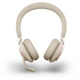 Casti cu microfon Jabra Evolve2 65, Link380c UC Stereo, Bluetooth, Beige