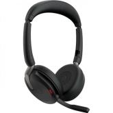 Casti cu microfon Jabra Evolve2 65 Flex USB-A UC, Bluetooth, Black + Incarcator Wireless