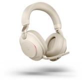Casti cu microfon Jabra Evolve2 85, Link380c UC Stereo, Beige