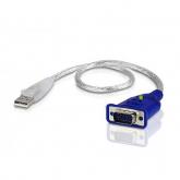 Cablu KVM ATEN 2A-130G, 1x VGA - 1x USB, 0.35m, Silver