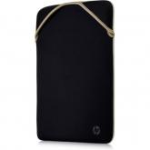 Husa HP Reversible Protective Sleeve pentru laptop de 14.1inch, Black-Gold