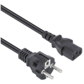 Cablu de alimentare Manhattan 300148, C13 - CEE 7/7, 1.8 m, Black