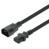 Extensie cablu alimentare Manhattan 301312, C13 - C14, 3 m, Black