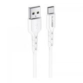 Cablu de date Blue Power BDU01 Novel, USB - USB-C, 1m, White