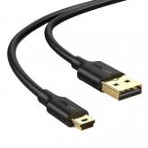 Cablu Ugreen US132, USB 2.0 A - mini USB 5pin, 2m Black