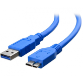 Cablu Techly 304857, USB-A male - micro USB-B, 0.5m, Blue