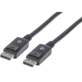 Cablu Manhattan 306935, DisplayPort male - DisplayPort male, 1 m, Black