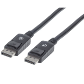 Cablu Manhattan 307093, HDMI male - HDMI male, 3 m, Black