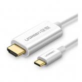 Cablu Ugreen MM121, HDMI - USB-C, 1.5m, White