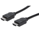 Cablu Manhattan 308434, HDMI male - HDMI male, 15 m, Black