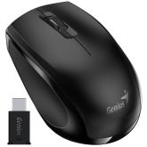 Mouse Optic Genius NX-8006S, USB-C Wireless, Black