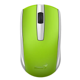 Mouse Optic Genius ECO-8100, USB Wireless, Green-Gray