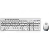 Kit Wireless Genius SlimStar 8230 - Tastatura, USB Wireless/Bluetooth, White + Mouse, Optic, USB Wireless/Bluetooth, White