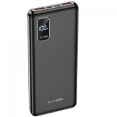 Baterie Portabila Blue Power BBJ15, 10000mAH, 2x USB, 1x microUSB, 1x USB-C, Black