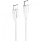 Cablu de date Blue Power B2BX19, USB-C - Lightning, 2m, White