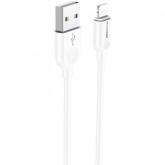 Cablu de date Blue Power BL2BX14 LinkJet, USB - Lightning, 2m, White