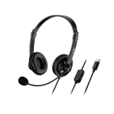 Casti cu microfon Genius HS-230U, USB-A, Black