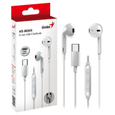 Casti cu microfon Genius HS-M365, USB-C, White