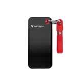 SSD portabil Verbatim 32192, 1TB, USB-C 3.2, Black-Red