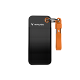 SSD portabil Verbatim 32197, 2TB, USB-C 3.2, Black-Orange