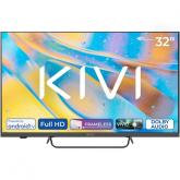 Televizor LED KIVI Smart 32F760QB Seria F760QB, 32inch, Full HD, Black