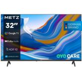 Televizor LED METZ Smart 32MTE6000Y Seria MTE6000, 32 inch, HD Ready, Black