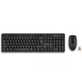 Kit Wireless A4tech 3330N - Tastatura, USB, Black + Mouse Optic, USB, Black