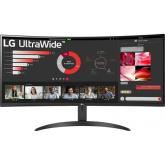 Monitor LED Curbat LG 34WR50QC-B, 34inch, 3440x1440, 5ms GTG, Black