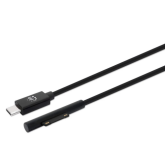 Cablu Manhattan 353632 pentru Surface Book/Pro/Go, USB-C male - Surface Connect, 1.8 m, Black