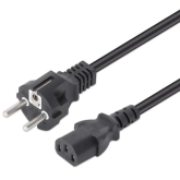 Cablu alimentare Manhattan 353908, C13 - CEE 7/7, 1 m, Black