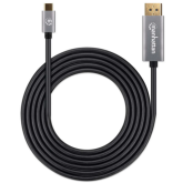 Cablu Manhattan 354844, USB-C male - DisplayPort male, 2 m, Black