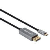 Cablu Manhattan 354851, USB-C male - HDMI male, 3 m, Black