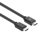 Cablu Manhattan 356664, HDMI male - HDMI male, 3 m, Black