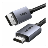 Cablu Ugreen DP125, DisplayPort male - HDMI male, 2 m, Black