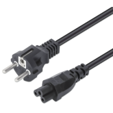 Cablu alimentare Manhattan 371131, C5 - CEE 7/7, 1.8 m, Black