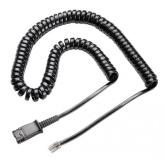 Cablu telefon fix Poly 38340-01, Black