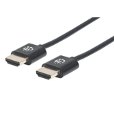 Cablu Manhattan 394352, HDMI male - HDMI male, 1 m, Black