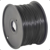 Filament Gembird 3DP-PLA3-01-BK, PLA, 3 mm, 1 Kg, Black