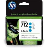 Pack Cartuse Cerneala HP 712 Cyan 3ED77A